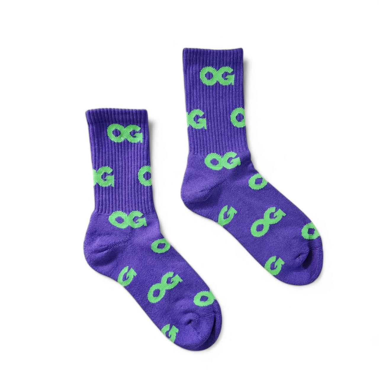 OG Socks - Purple Green Joker Socks