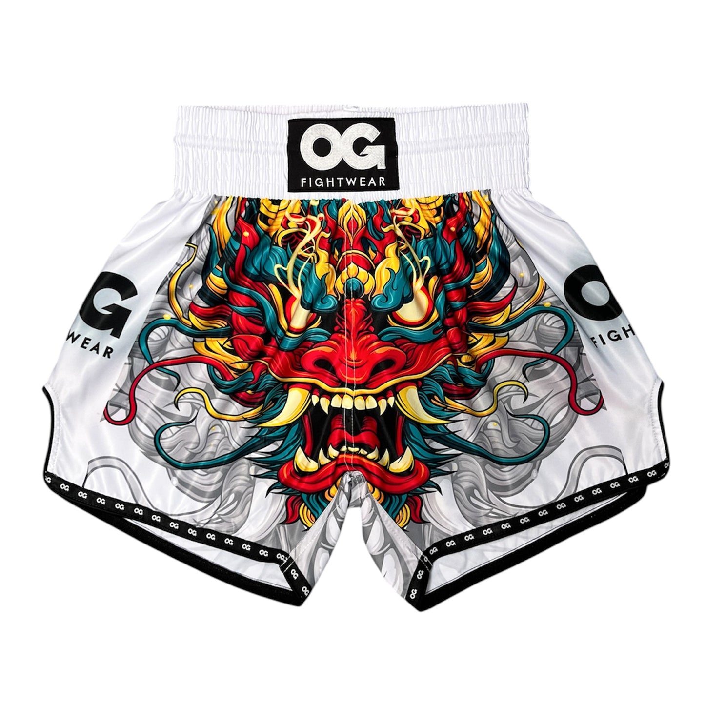 White Siam Muay Thai Shorts