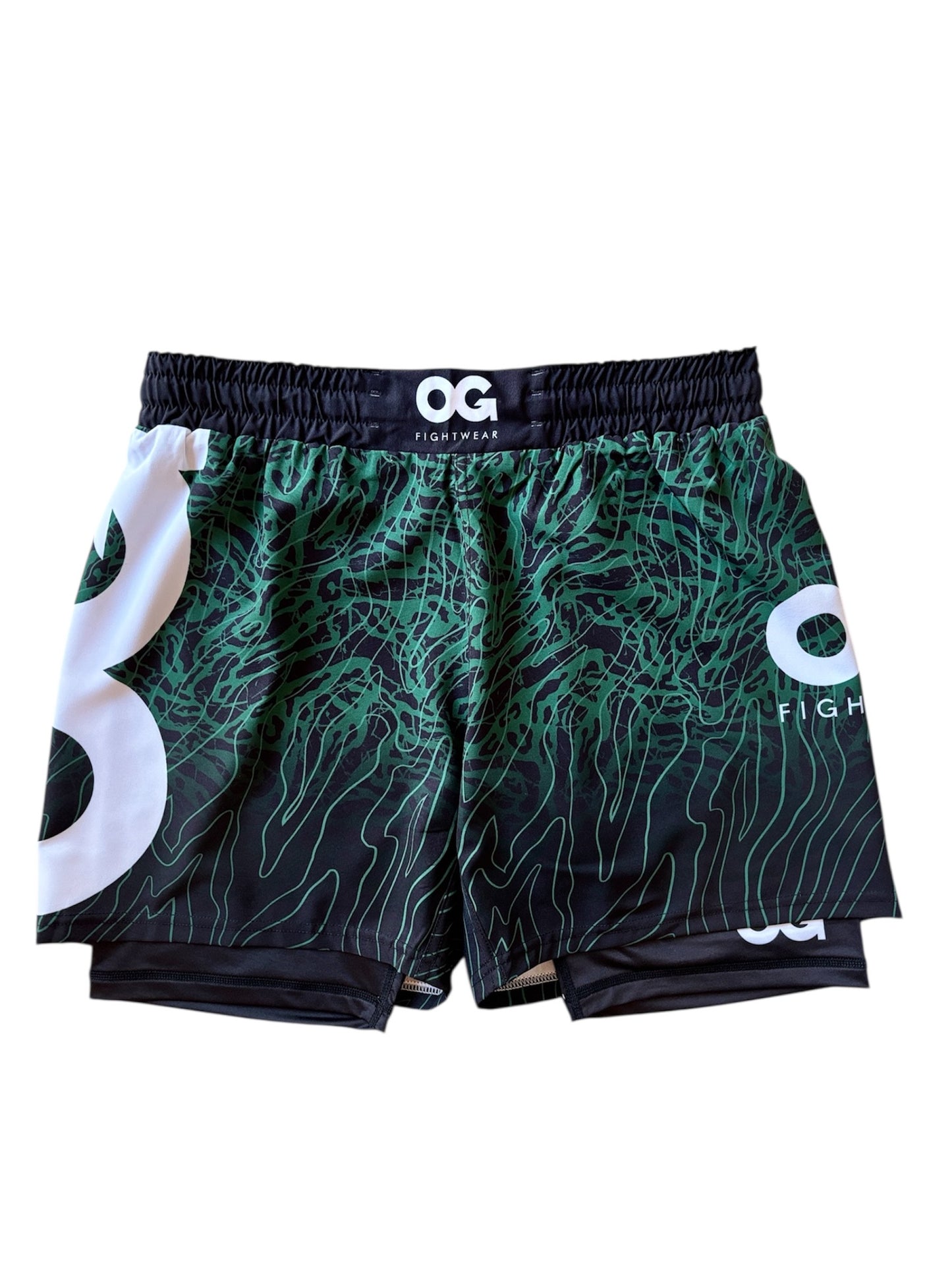 OG Green Scorpio MMA Shorts