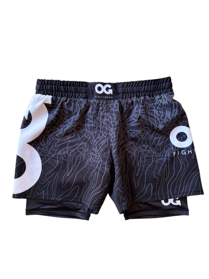 Black  Scorpio MMA Shorts