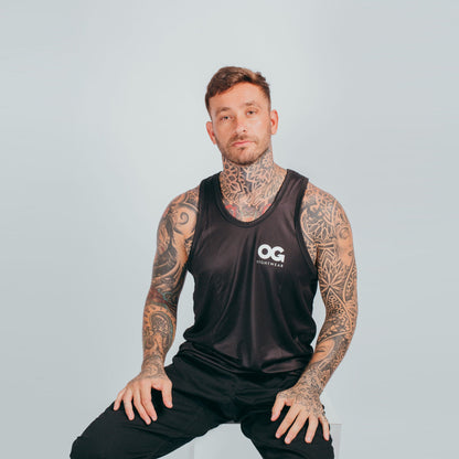 Classic Microfiber Singlet (Black)
