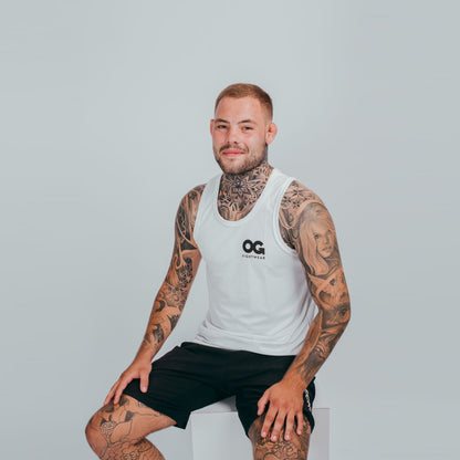 Classic Microfiber Singlet (White)