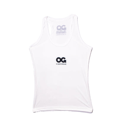 Classic Stretch Singlet (White)