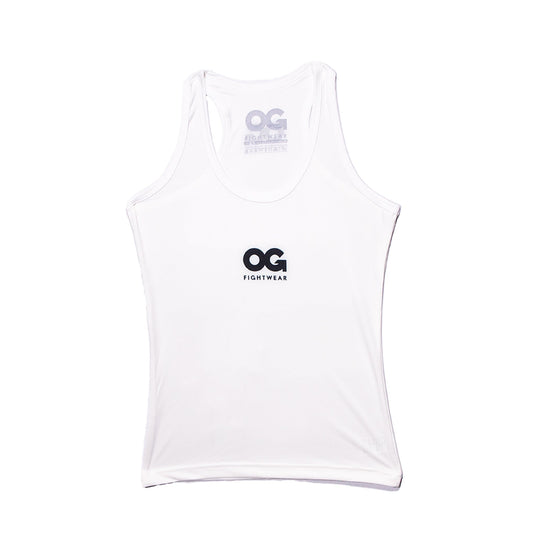 Classic Stretch Singlet (White)