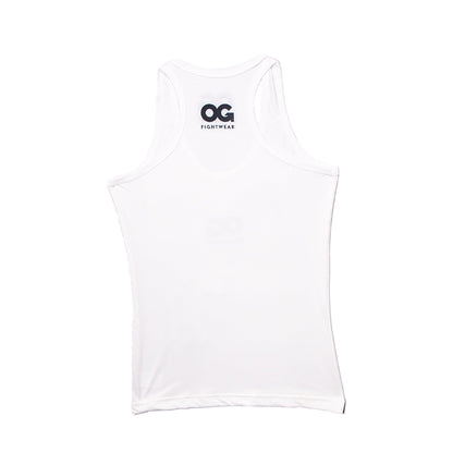 Classic Stretch Singlet (White)
